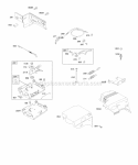 Controls Governor Spring Diagram and Parts List for  Briggs and Stratton Engine